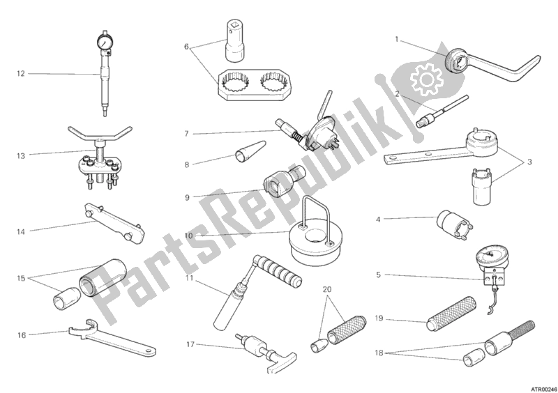 Wszystkie części do Narz? Dzia Serwisowe Warsztatu, Silnik Ii Ducati Superbike 848 EVO USA 2011 Wszystkie części do Narz? Dzia Serwisowe Warsztatu, Silnik Ii Ducati Superbike 848 EVO USA 2011